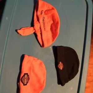 Infants Harley stocking hats and bandanna